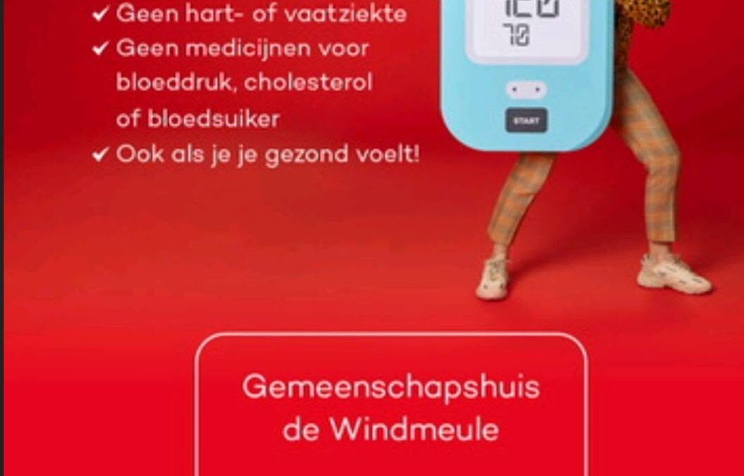 Hartcheckpunt op vrijdag 16 en maandag 19 oktober